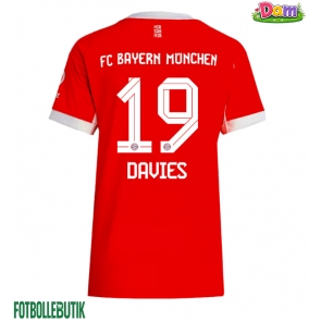 Bayern Munich Alphonso Davies #19 Hemmatröja Kvinnor 2025-26 Kortärmad